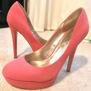 Peachy Pink 8.5 Heels